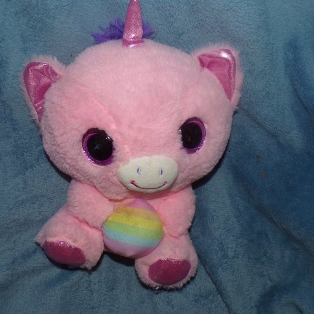 kaisiyang plush unicorn glitter eyes and ears